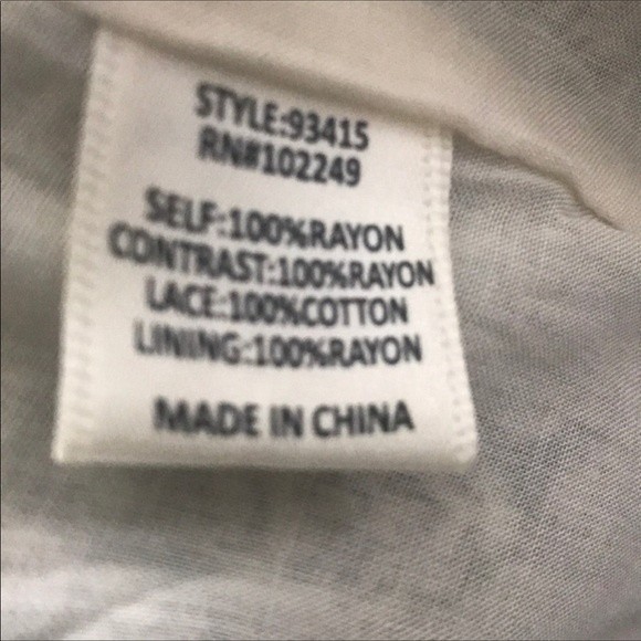 Skies are Blue Shift Dress Printed Halter Split-Neck cream black Border size M - Picture 10 of 15